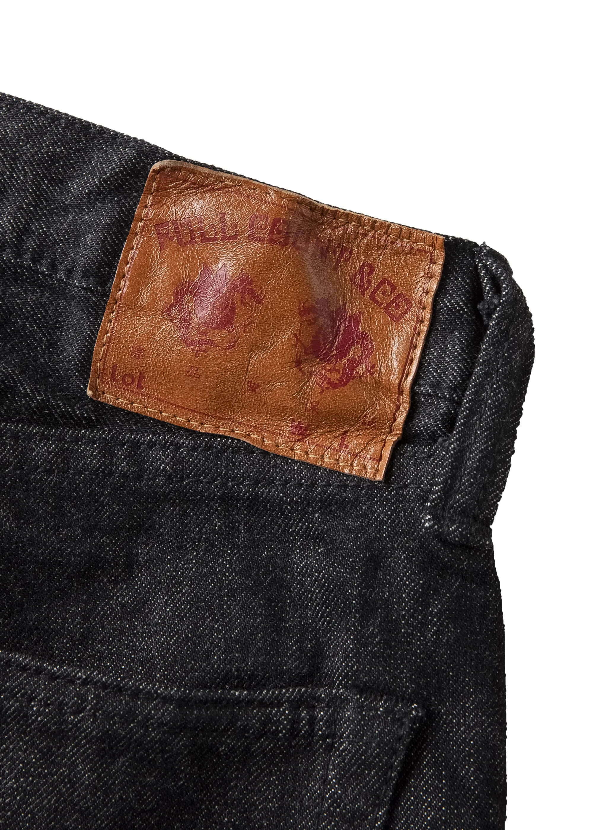 1101BK - Straight Black Denim -