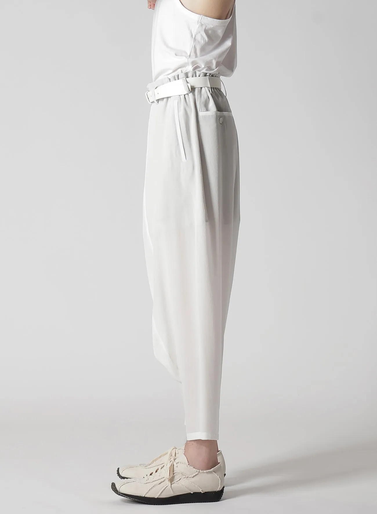 12M SILK DESIN GUSSET SARROUEL PANTS
