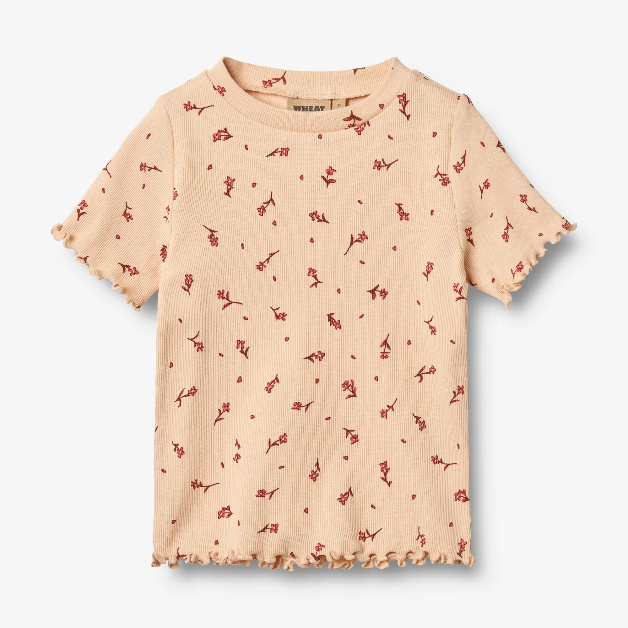 2 Rib T-shirt S/S Alicia - rose water flowers