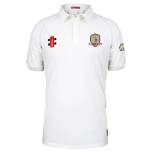 3 Cricket  Senior's Ivory Matrix V2 S/S Shirt