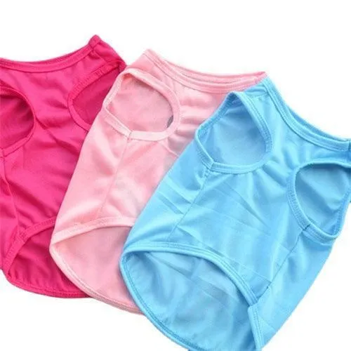 3 PCS Small Dog T Shirts Striped Dog Clothes