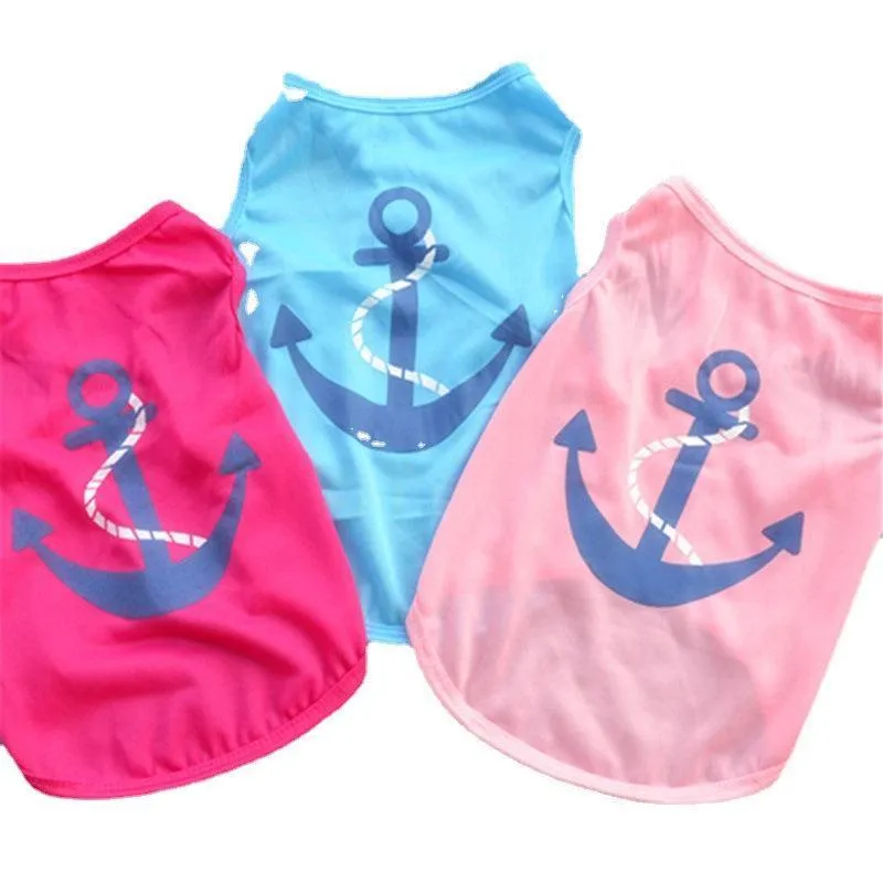 3 PCS Small Dog T Shirts Striped Dog Clothes