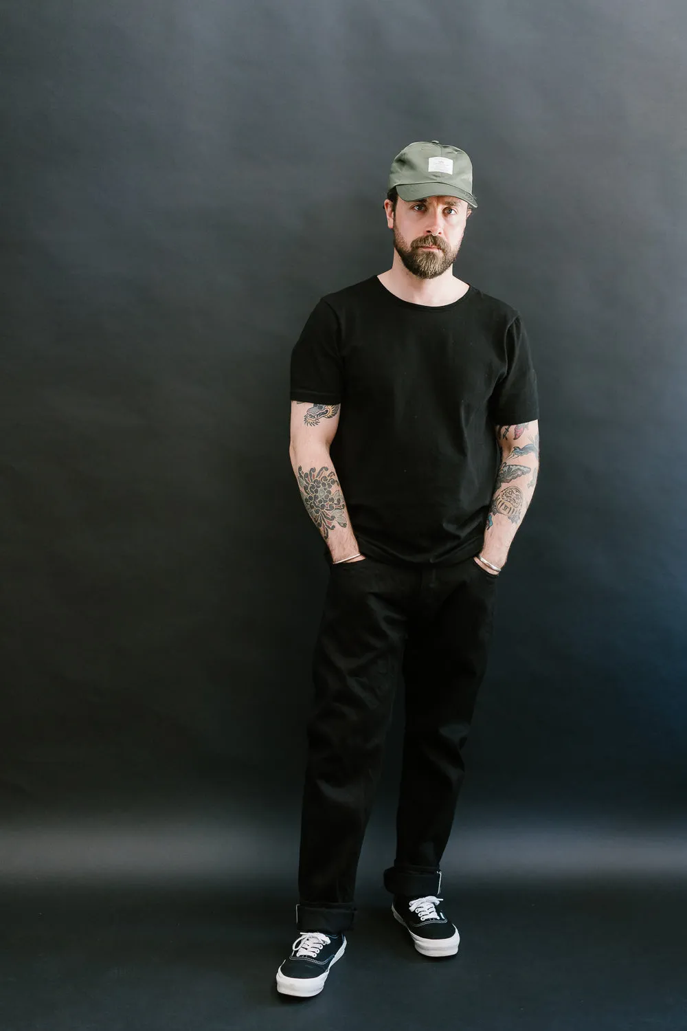 642-13BK - 13oz "Jet Black" Jeans - Relaxed Tapered