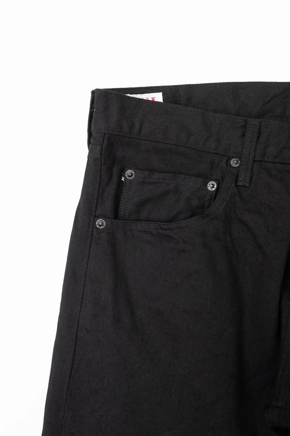 642-13BK - 13oz "Jet Black" Jeans - Relaxed Tapered