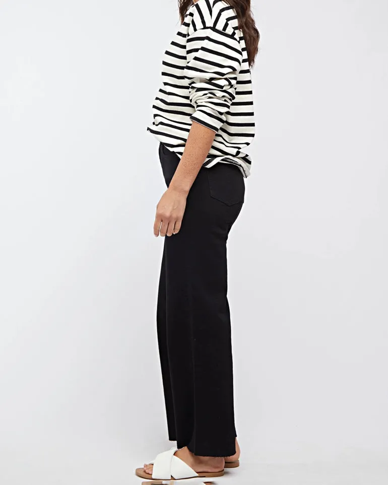 Aberdeen High Rise Raw Hem Jeans
