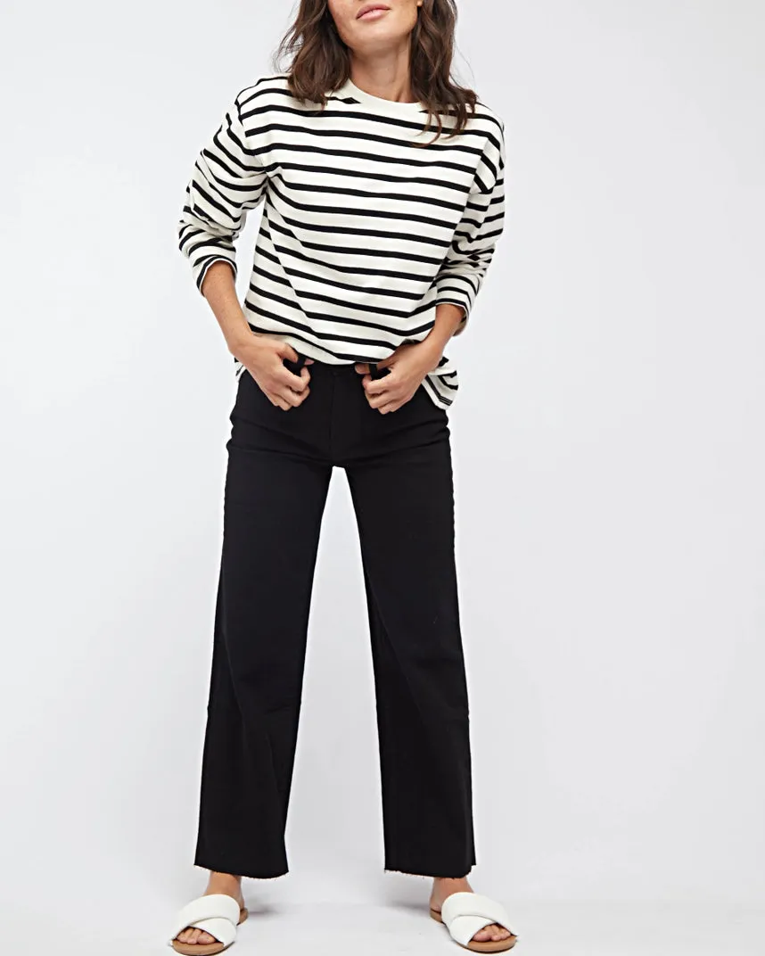 Aberdeen High Rise Raw Hem Jeans