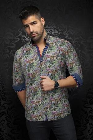 Au Noir Stretch Shirt | Karlton Multi