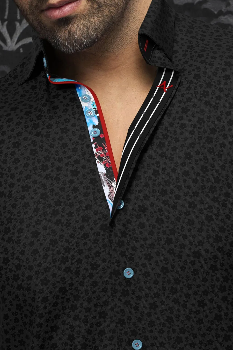 Au Noir Stretch Shirt | Minori Black