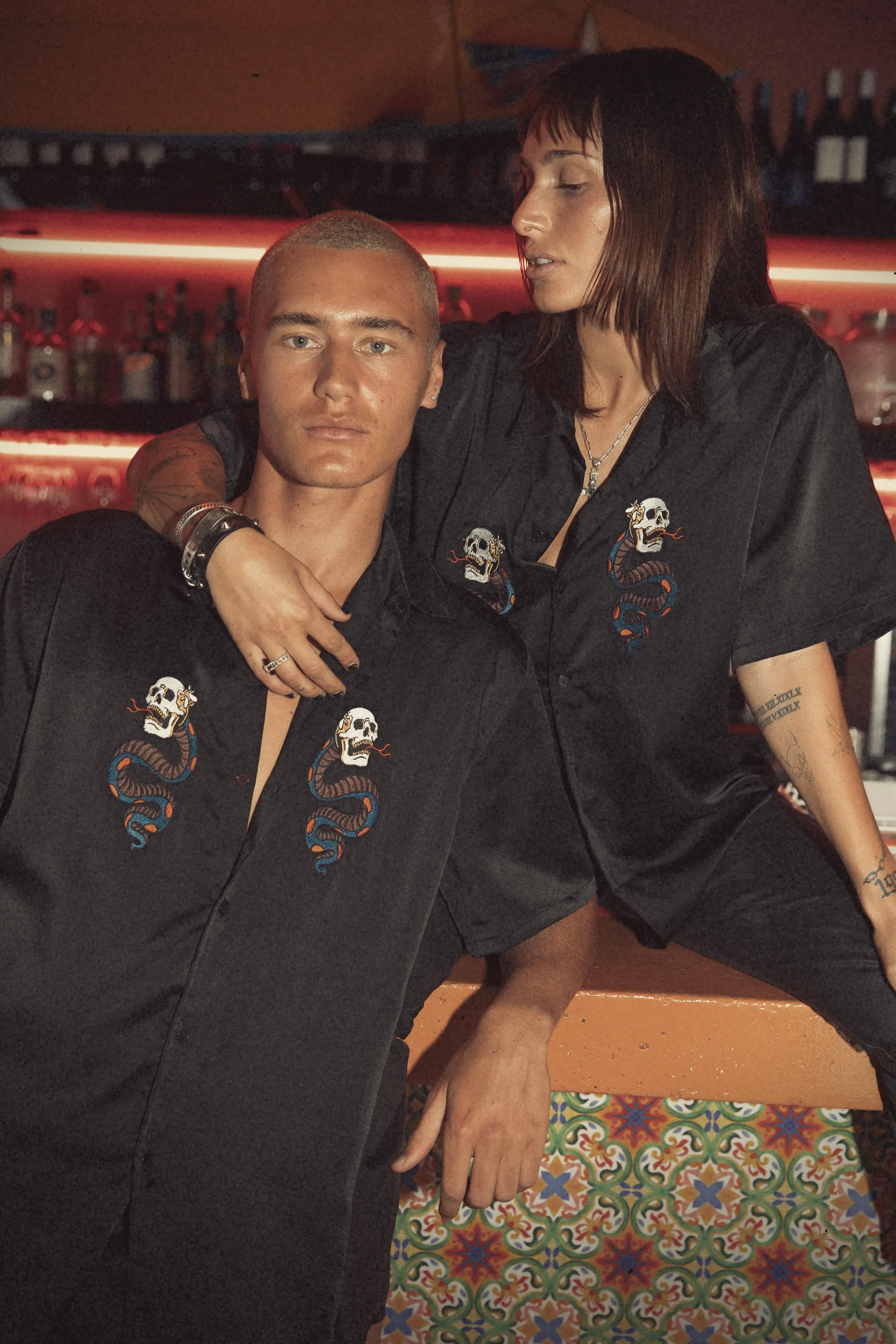 Bernie Bones Silk Shirts
