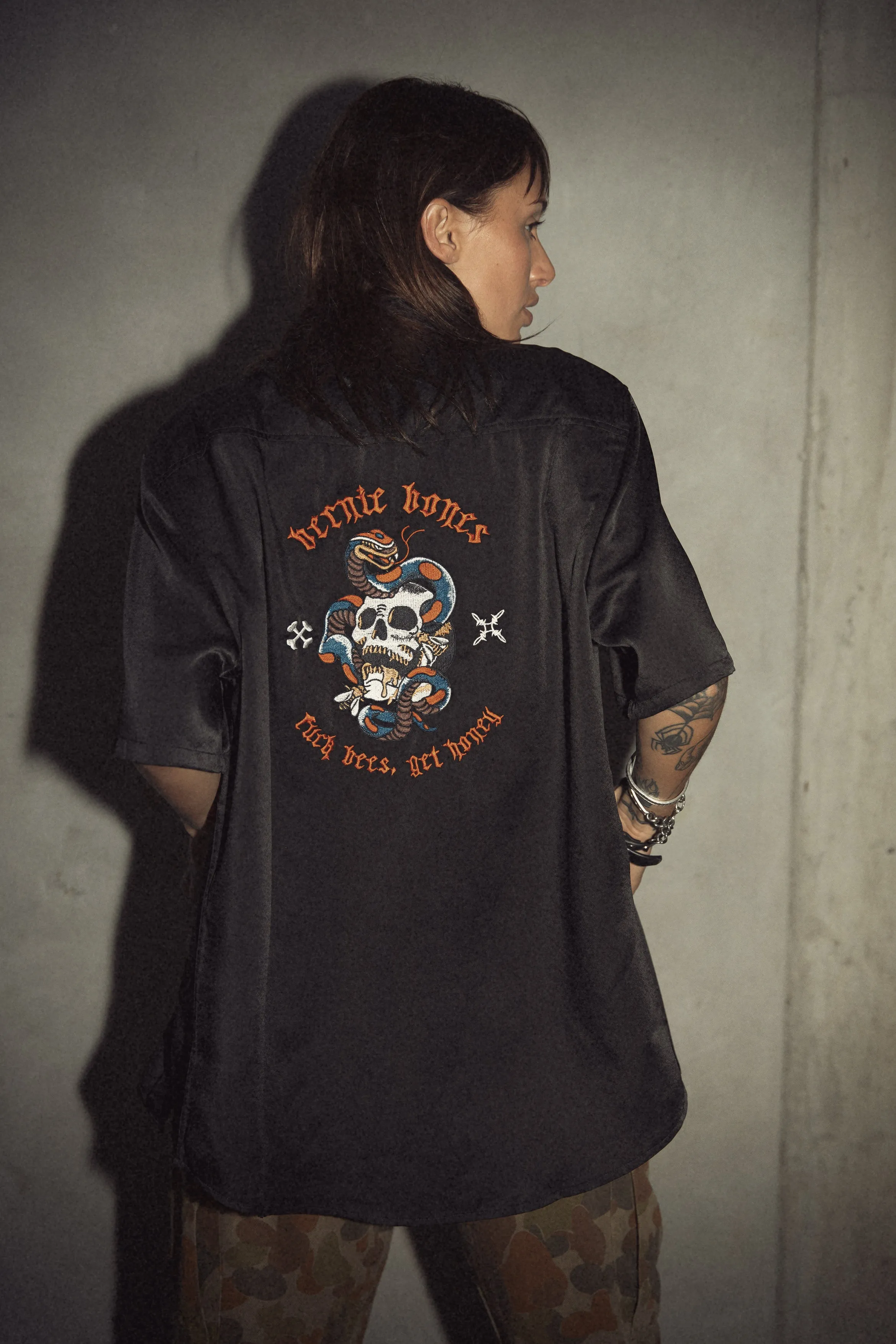 Bernie Bones Silk Shirts