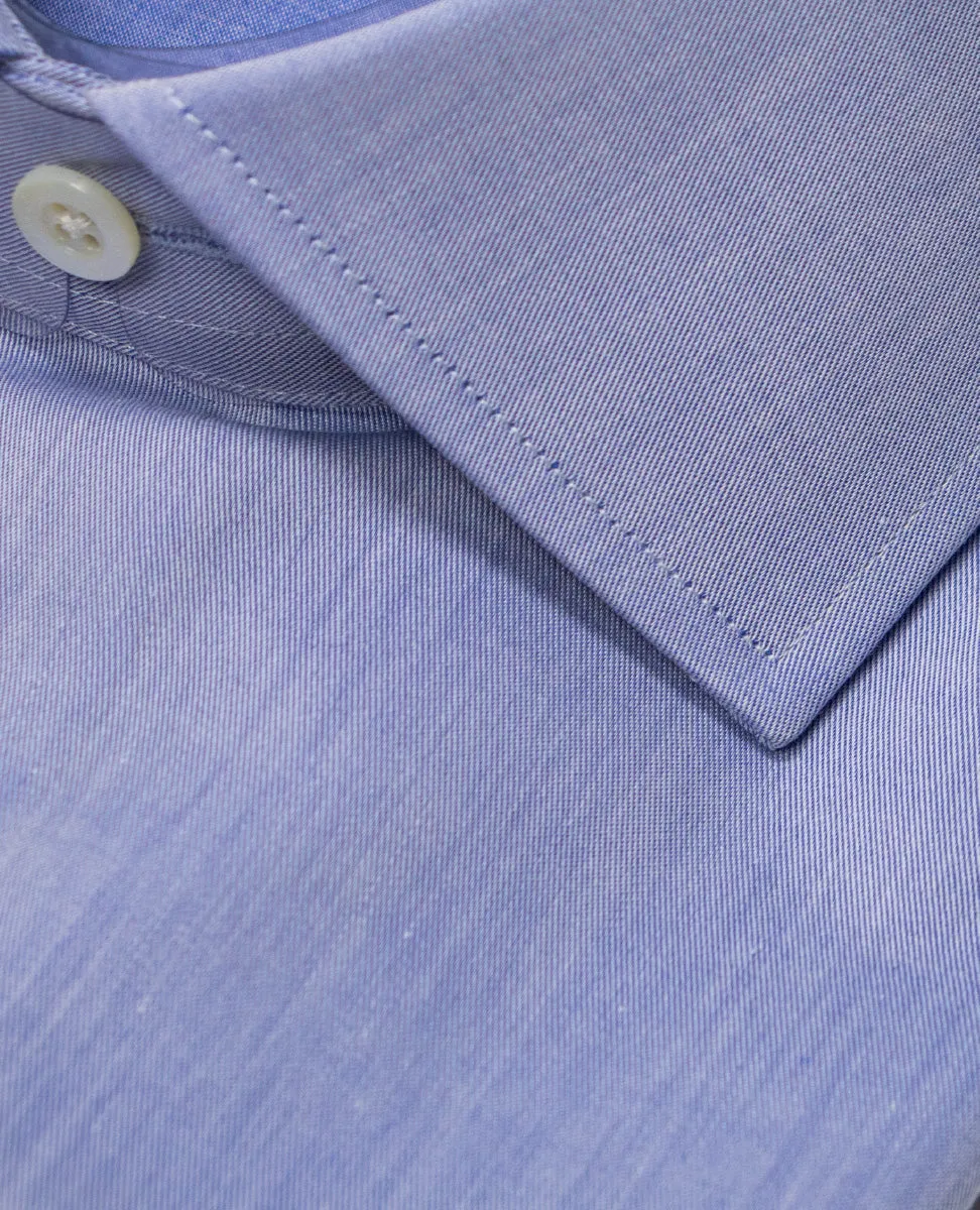 Blue Formal Cotton Shirts