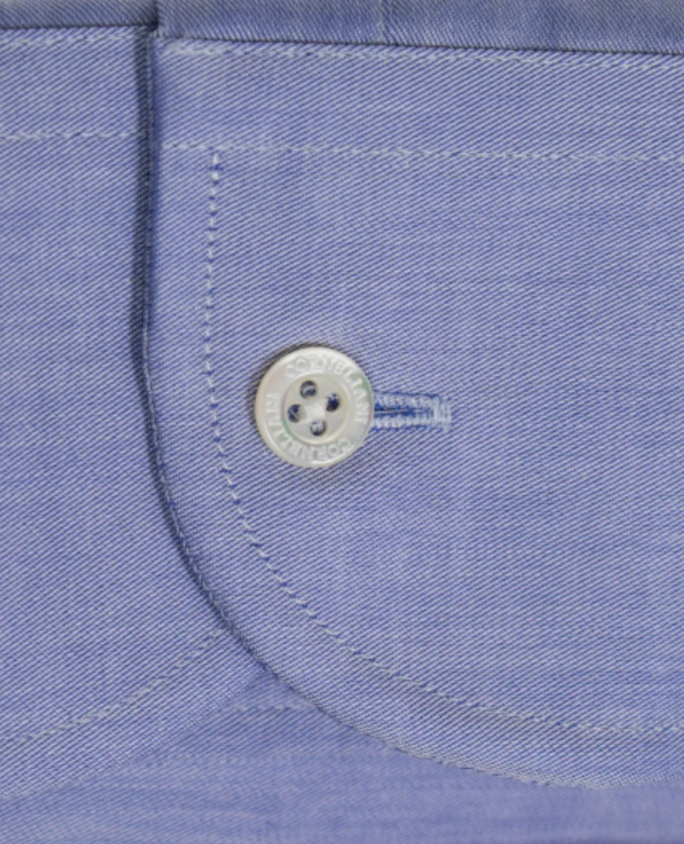 Blue Formal Cotton Shirts