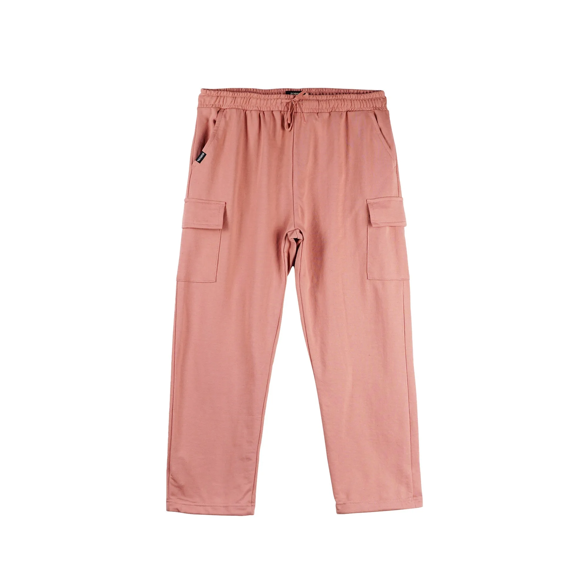 Bobson Japanese Ladies Basic Non-Denim Drawstring Pants 154461-U (Old Rose)