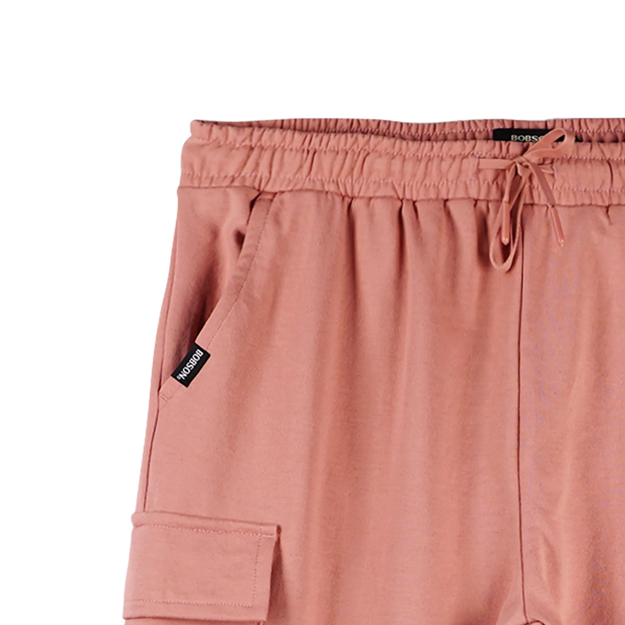 Bobson Japanese Ladies Basic Non-Denim Drawstring Pants 154461-U (Old Rose)