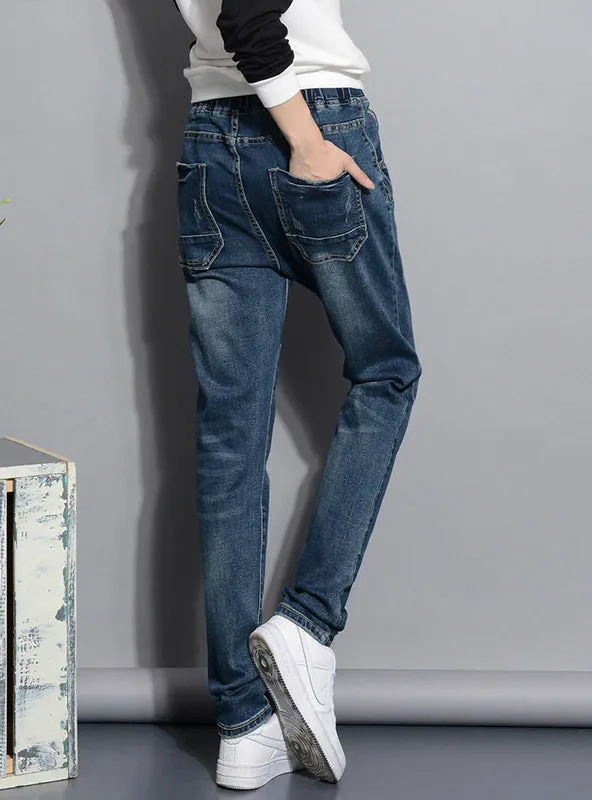 Boyfriend Harem Jeans for Women Skinny Jeans