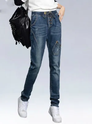 Boyfriend Harem Jeans for Women Skinny Jeans