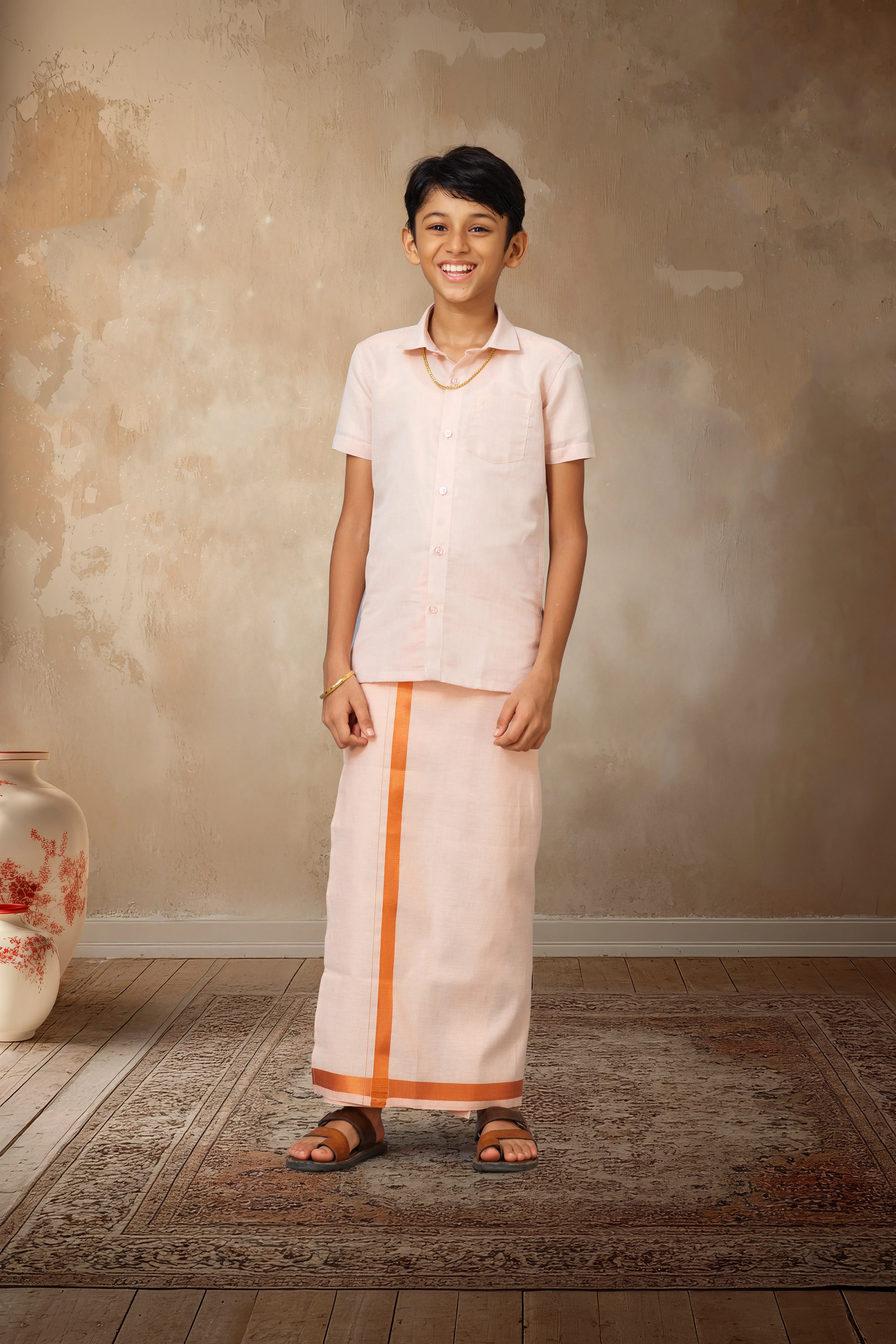 BOYS DHOTI SHIRT SET