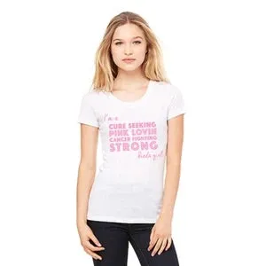 Breast cancer Clothing Womens Pink ribbon Tanks Tshirts Cure Fight Girl Brave