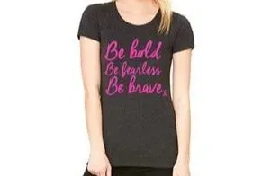 Breast cancer Clothing Womens Pink ribbon Tanks Tshirts Cure Fight Girl Brave