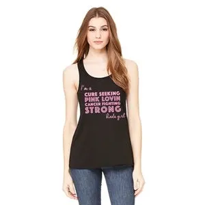 Breast cancer Clothing Womens Pink ribbon Tanks Tshirts Cure Fight Girl Brave