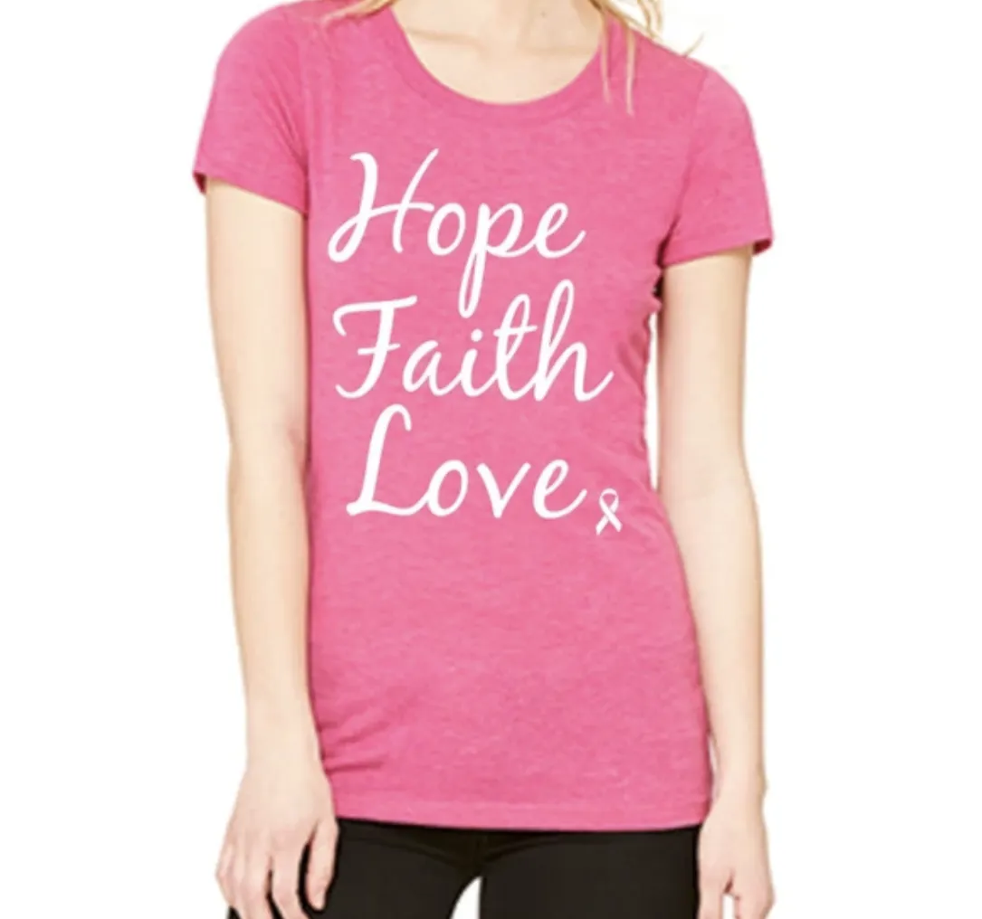 Breast cancer Clothing Womens Pink ribbon Tanks Tshirts Cure Fight Girl Brave