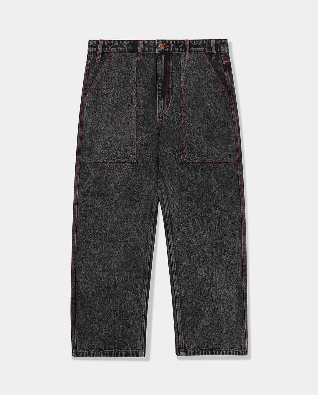 Butter Goods - Breakdown Relaxed Denim Jeans - Acid Wash Black