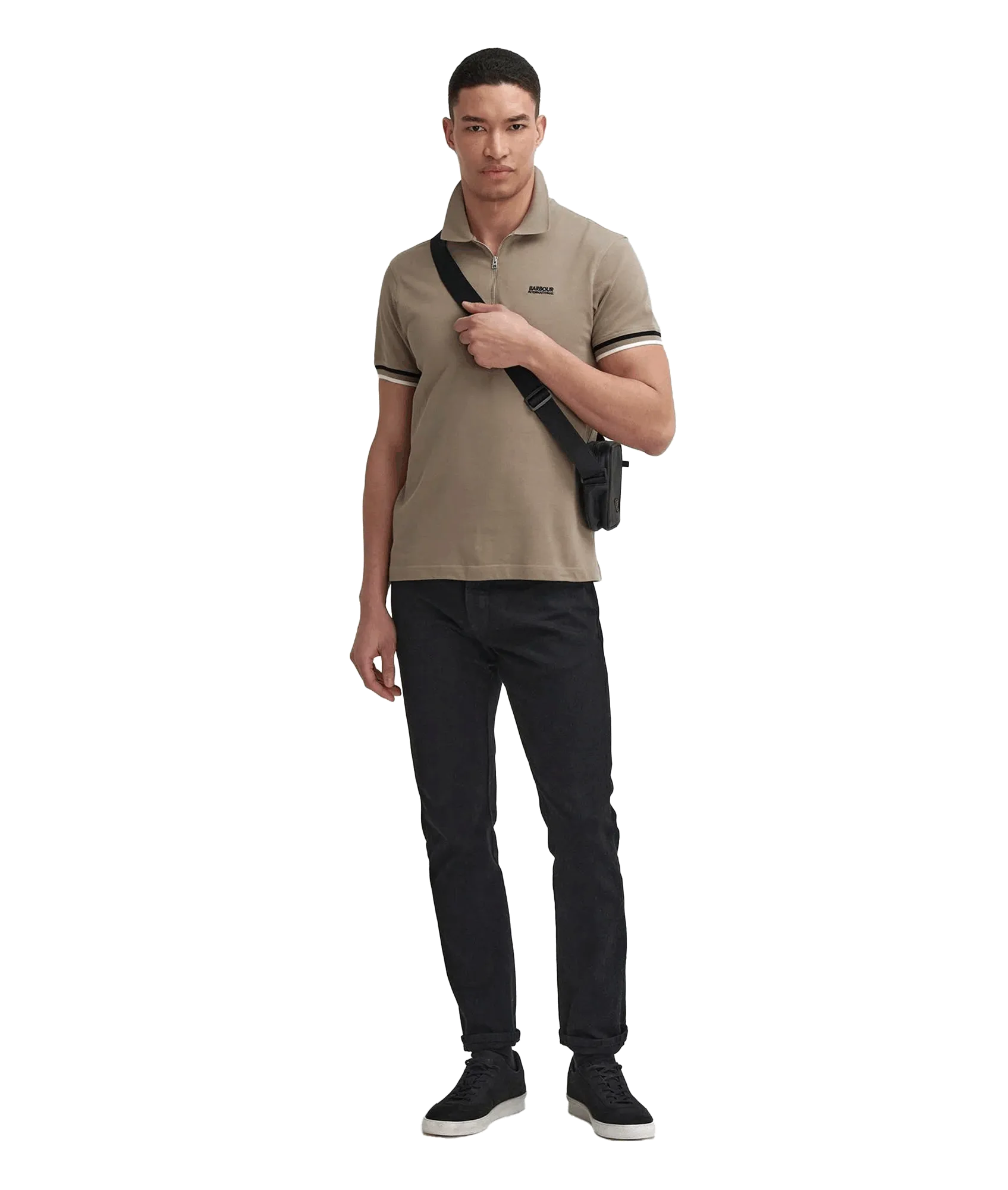 Buxton Short-Sleeved Polo Shirt - Beige