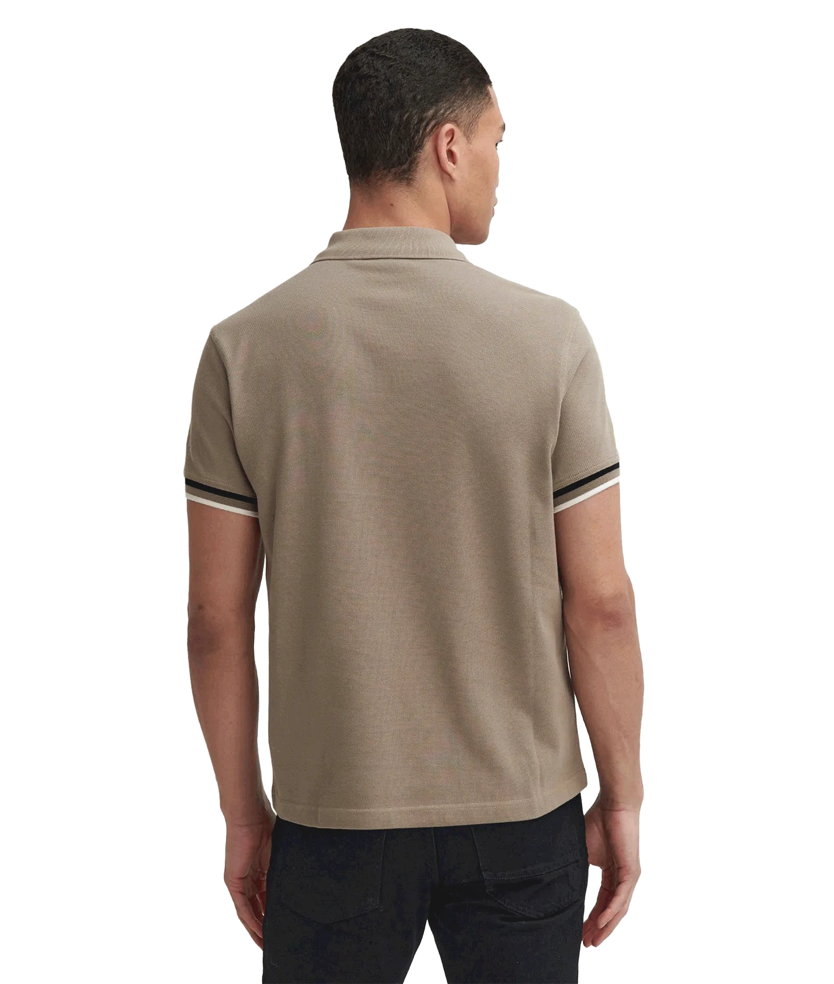 Buxton Short-Sleeved Polo Shirt - Beige