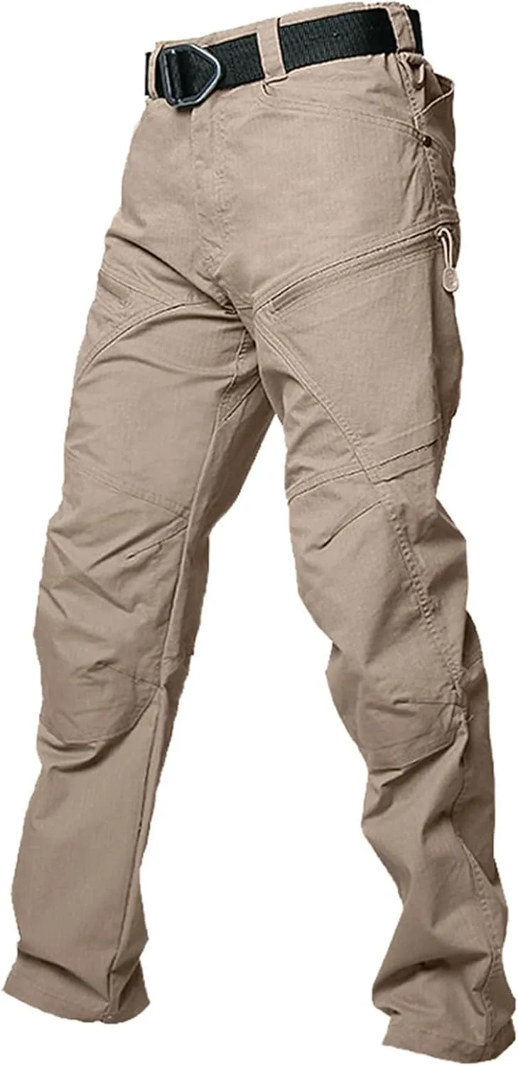 Cargo Chinos Pants Men Relaxed Fit Camo Hunting Pants Stretch Tactical Pants Multi Pockets Ristop Jogger Sweatpants
