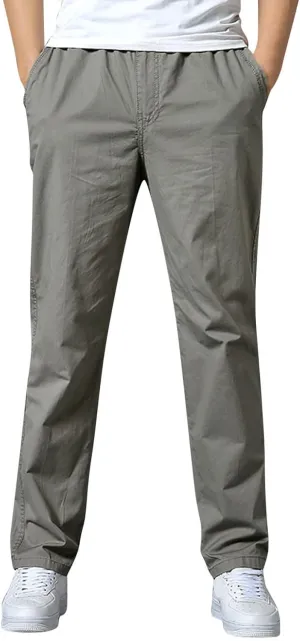 Cargo Pants for Men Relaxed Fit Tapered Sweatpant Breathable Sweatpants Men's Mesh Jogger Zipper Running Pants Pocket