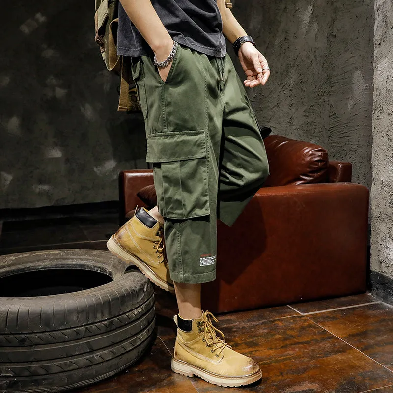 Casual Cropped Pants Trendy All-match P1030