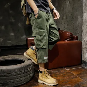 Casual Cropped Pants Trendy All-match P1030