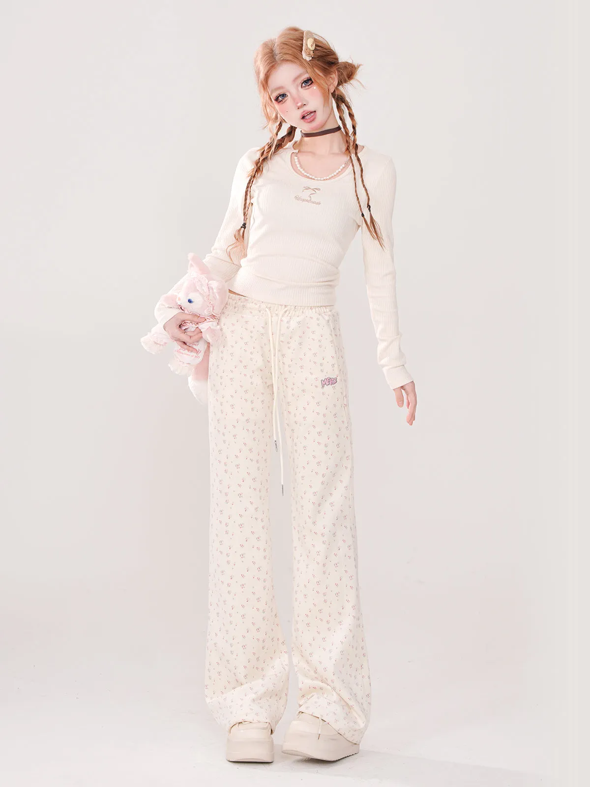 Casual Slim Long Sweet Pants Korean