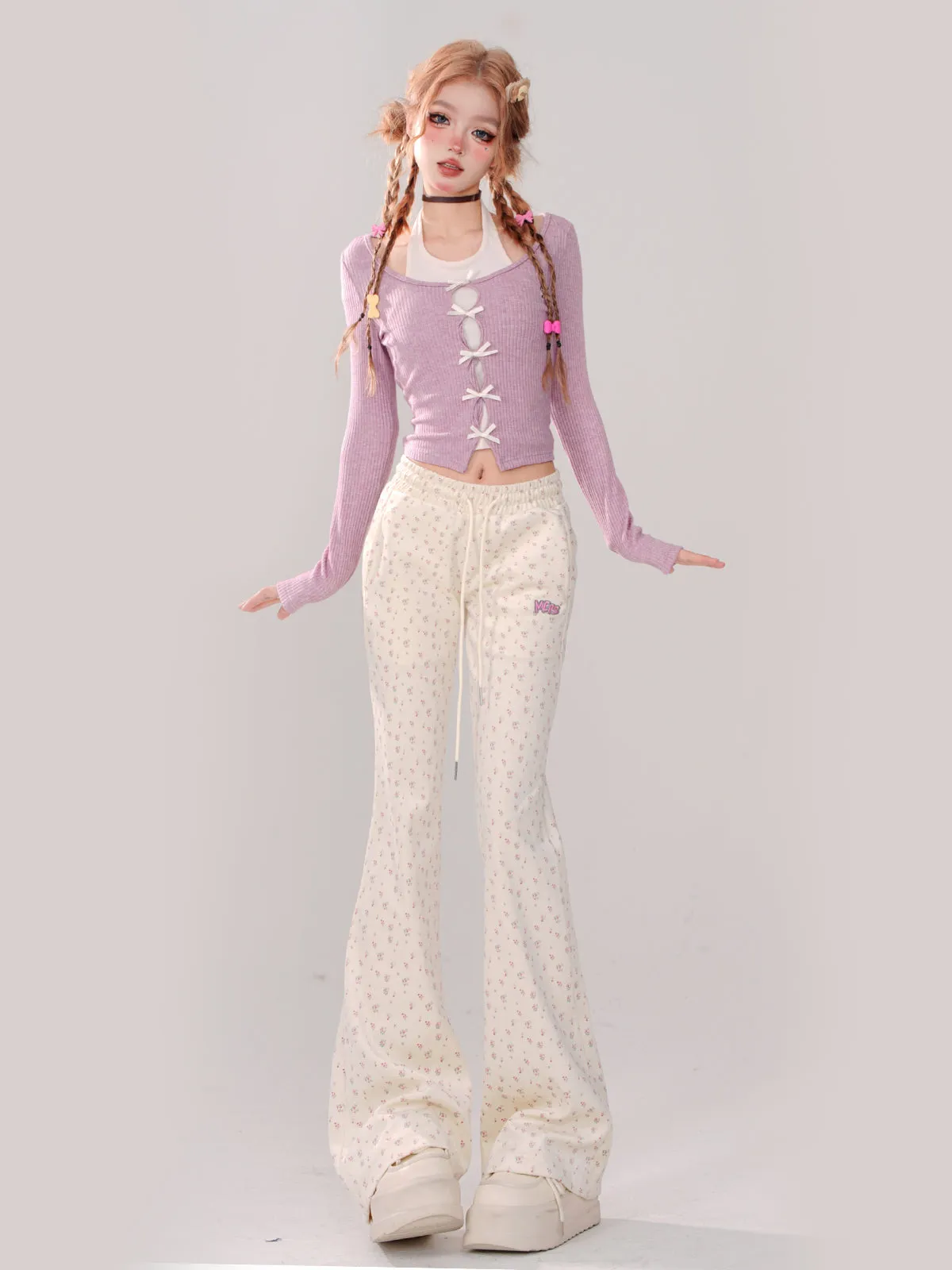 Casual Slim Long Sweet Pants Korean