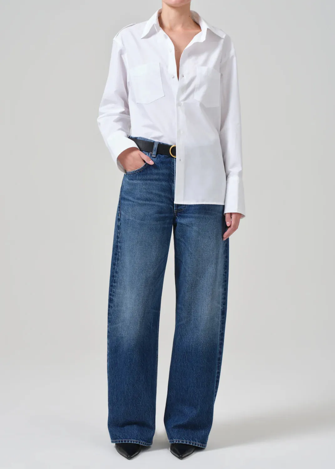 Citizens of Humanity Ayla Baggy Jeans in Claremont (Md Indigo)