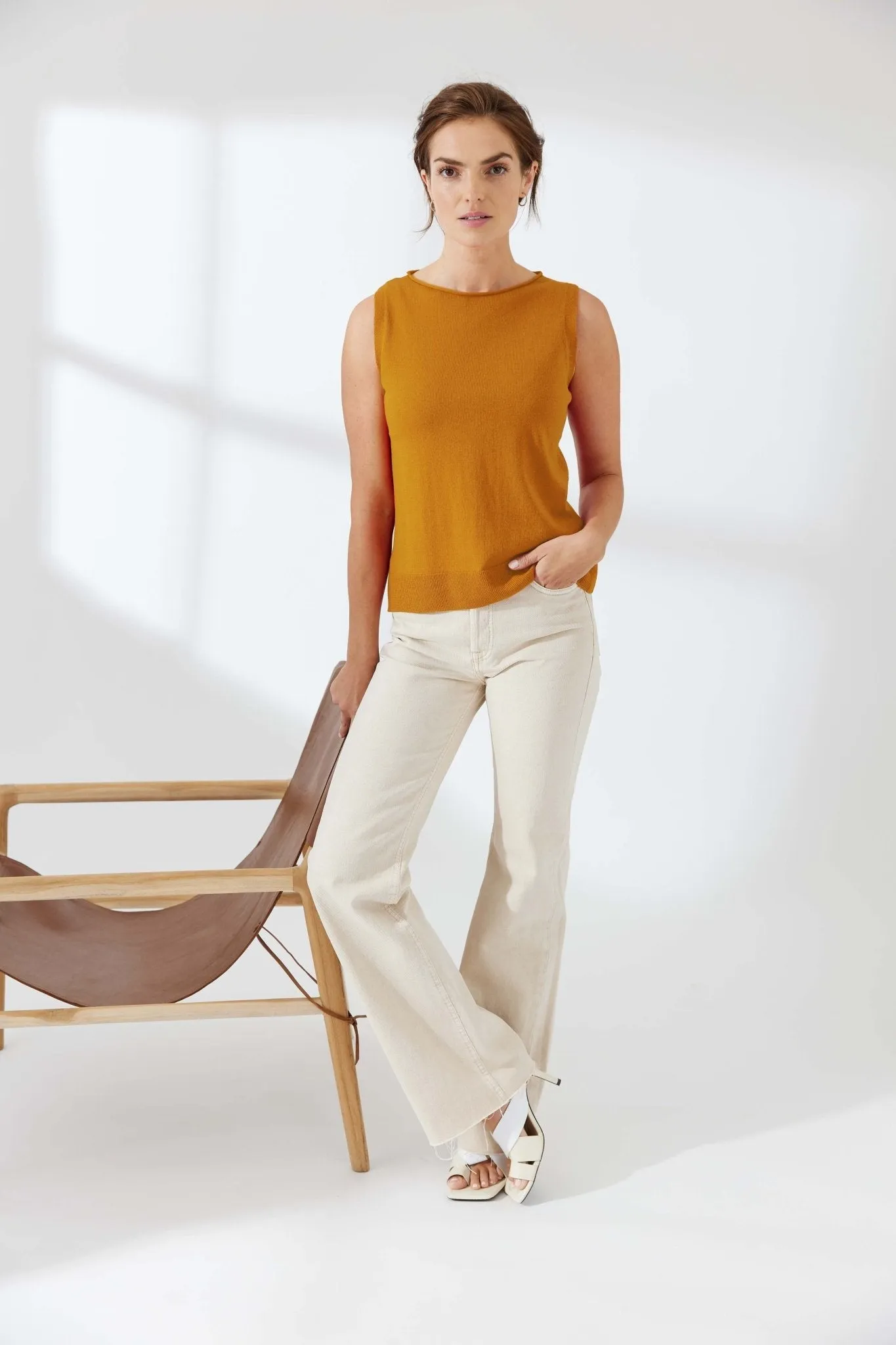 Colette Cashmere Blend Tank Top