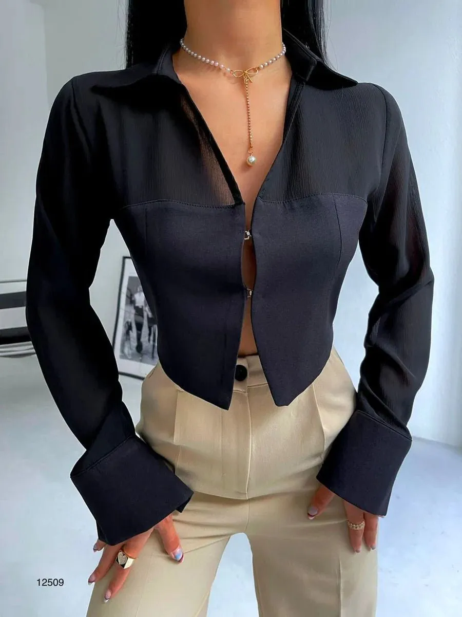 Collar Fabric Chemise