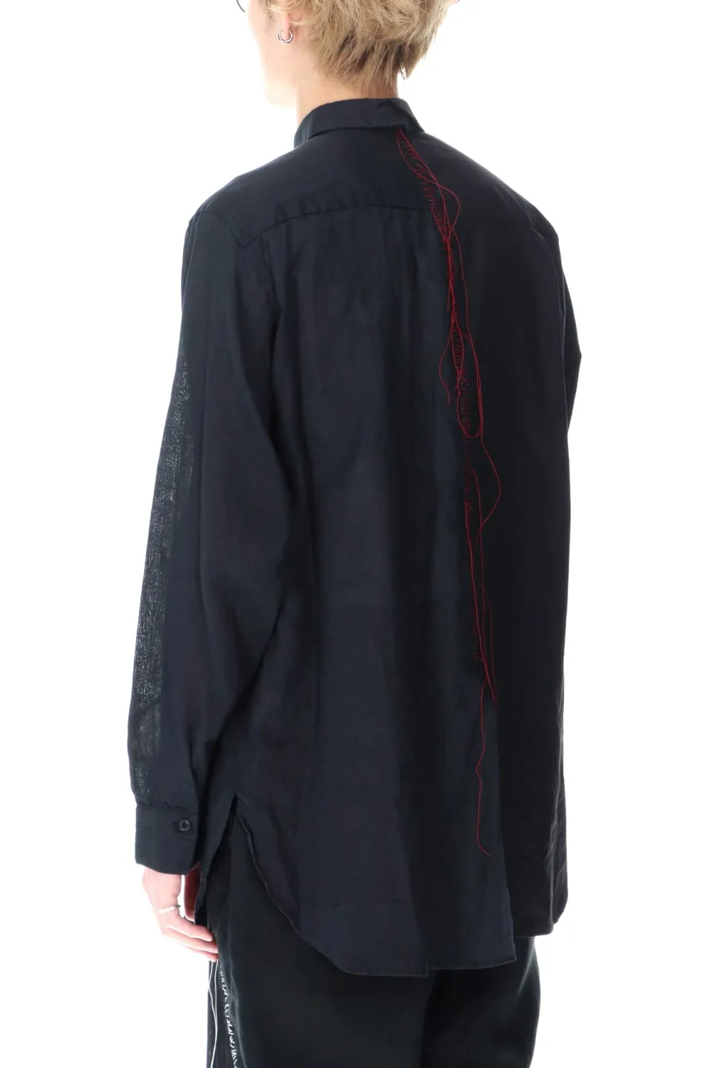 Cotton Linen Paneled Shirts