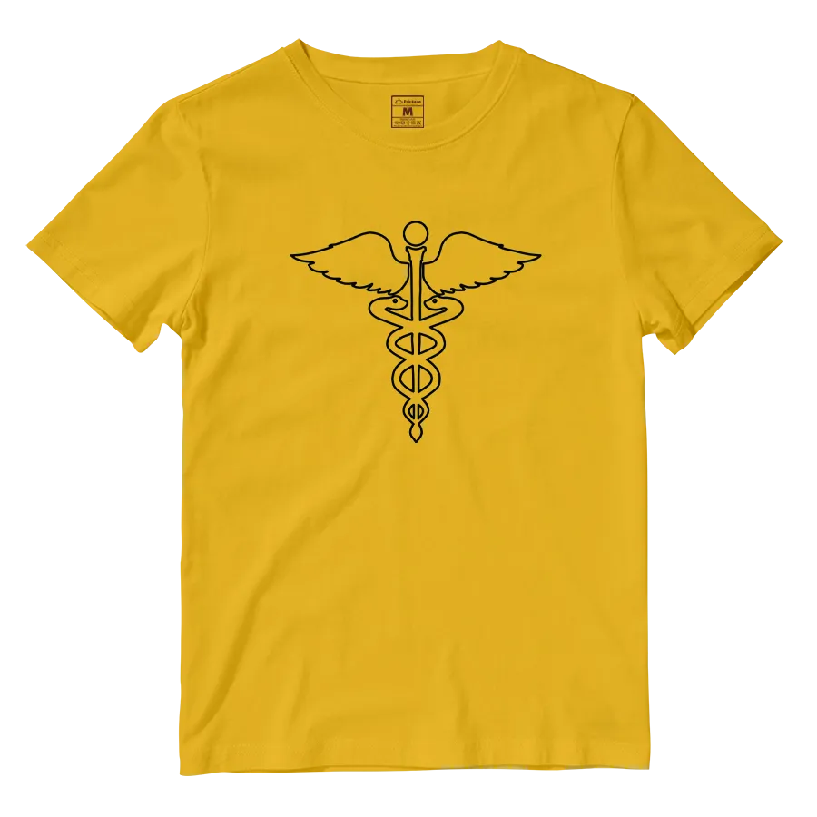 Cotton Shirt: Caduceus