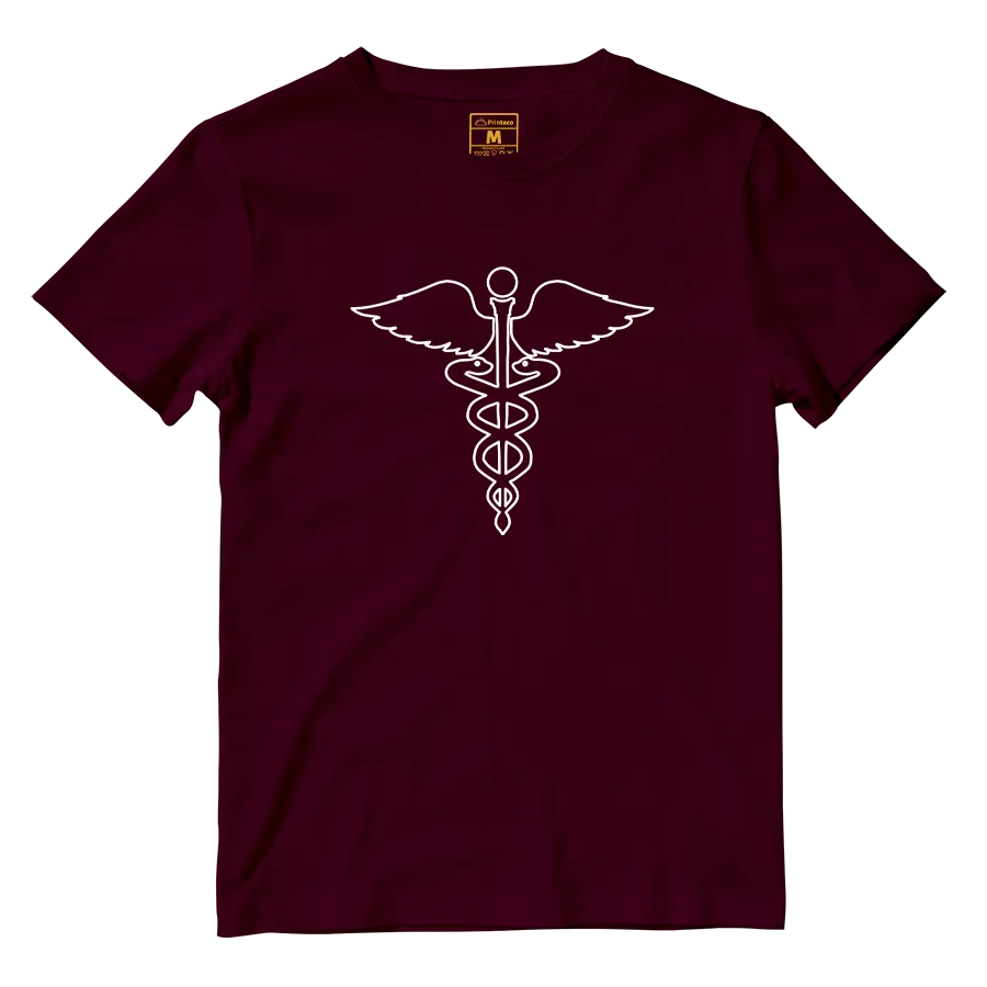 Cotton Shirt: Caduceus