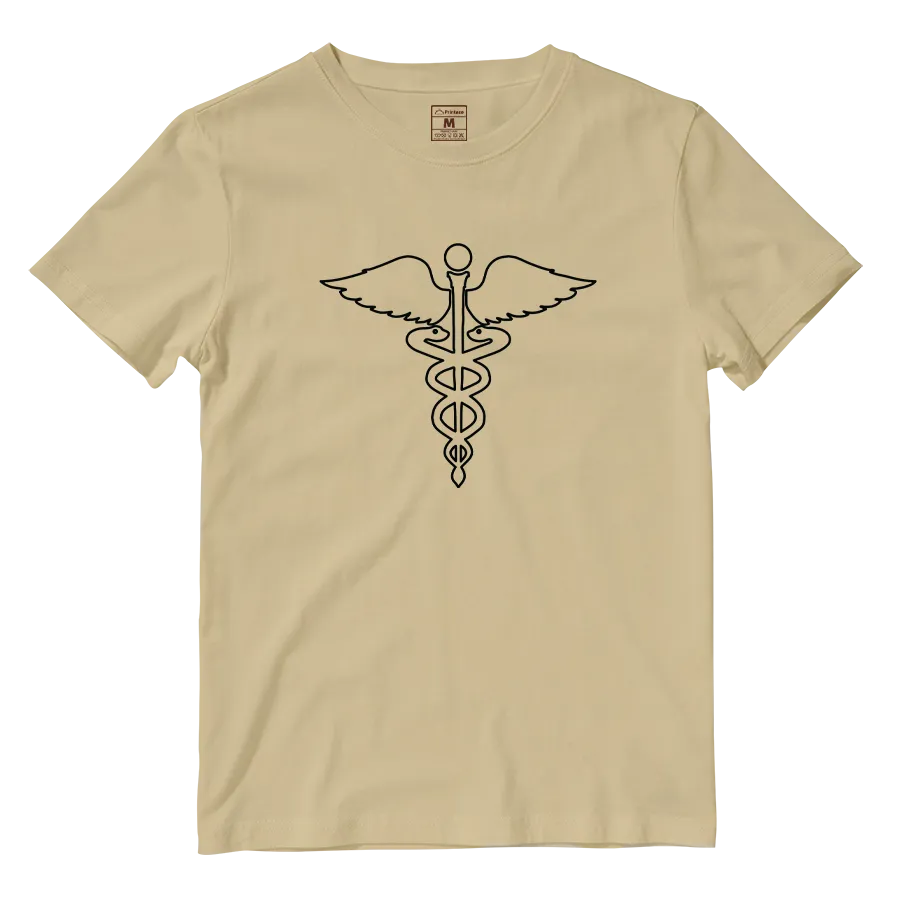 Cotton Shirt: Caduceus