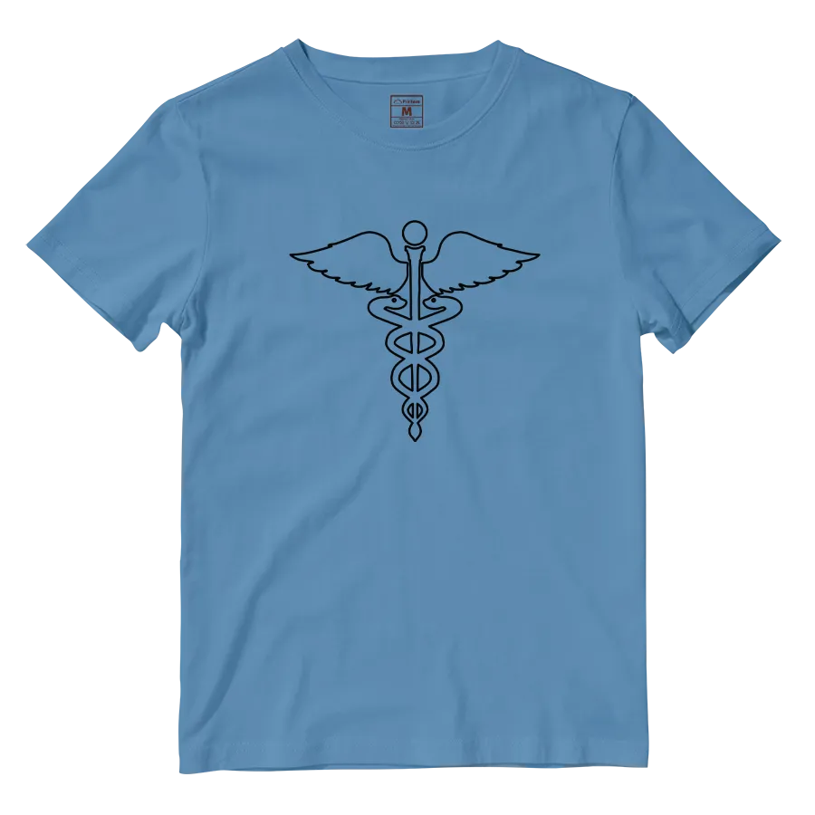 Cotton Shirt: Caduceus