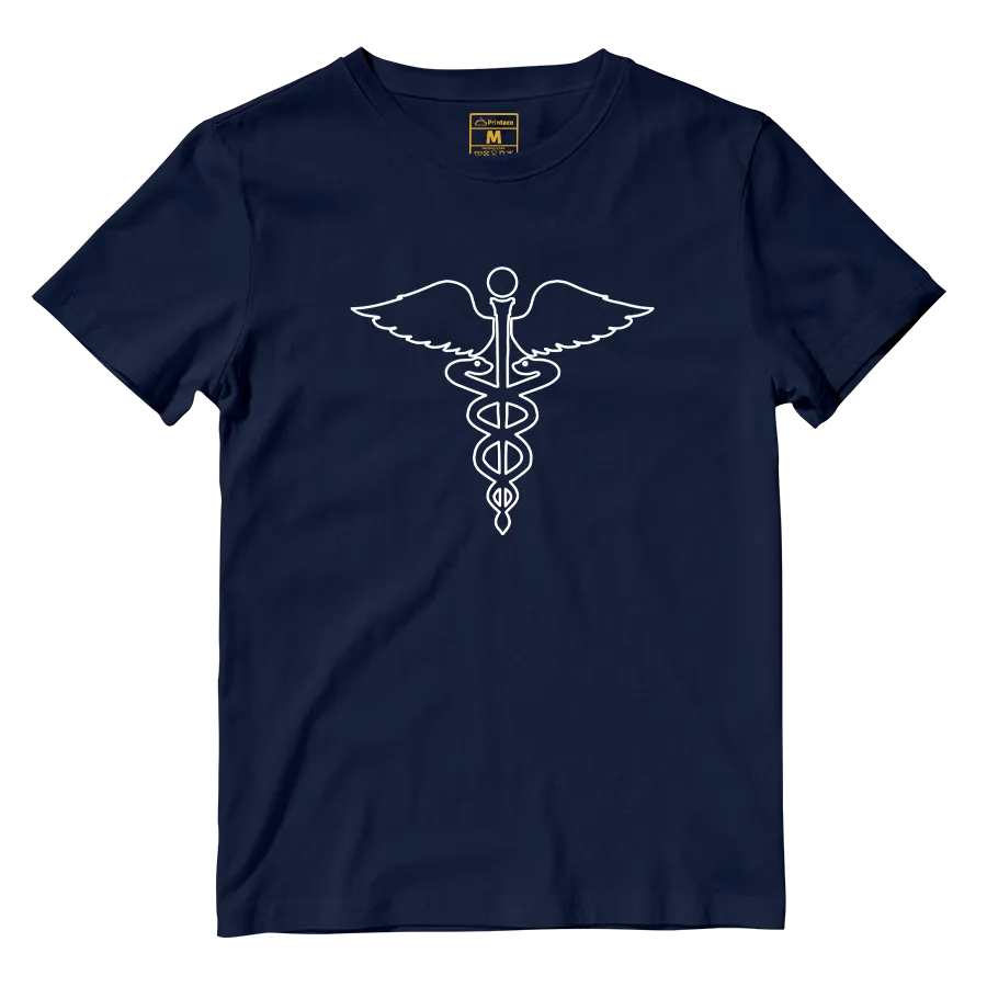 Cotton Shirt: Caduceus