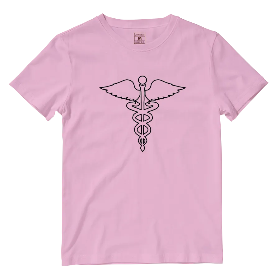 Cotton Shirt: Caduceus