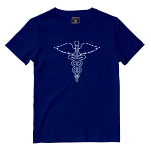 Cotton Shirt: Caduceus