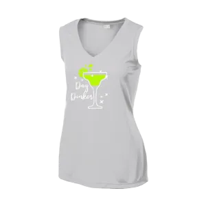 Day Dinker Pickleball Lime | Women’s Sleeveless Athletic Shirt | 100% Polyester
