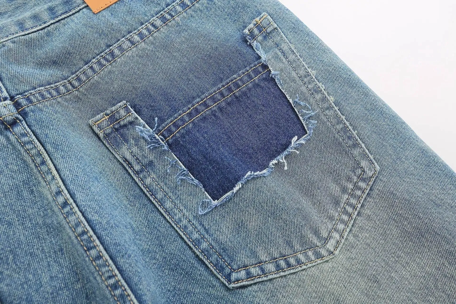 Deconstructed Denim Fusion Jeans