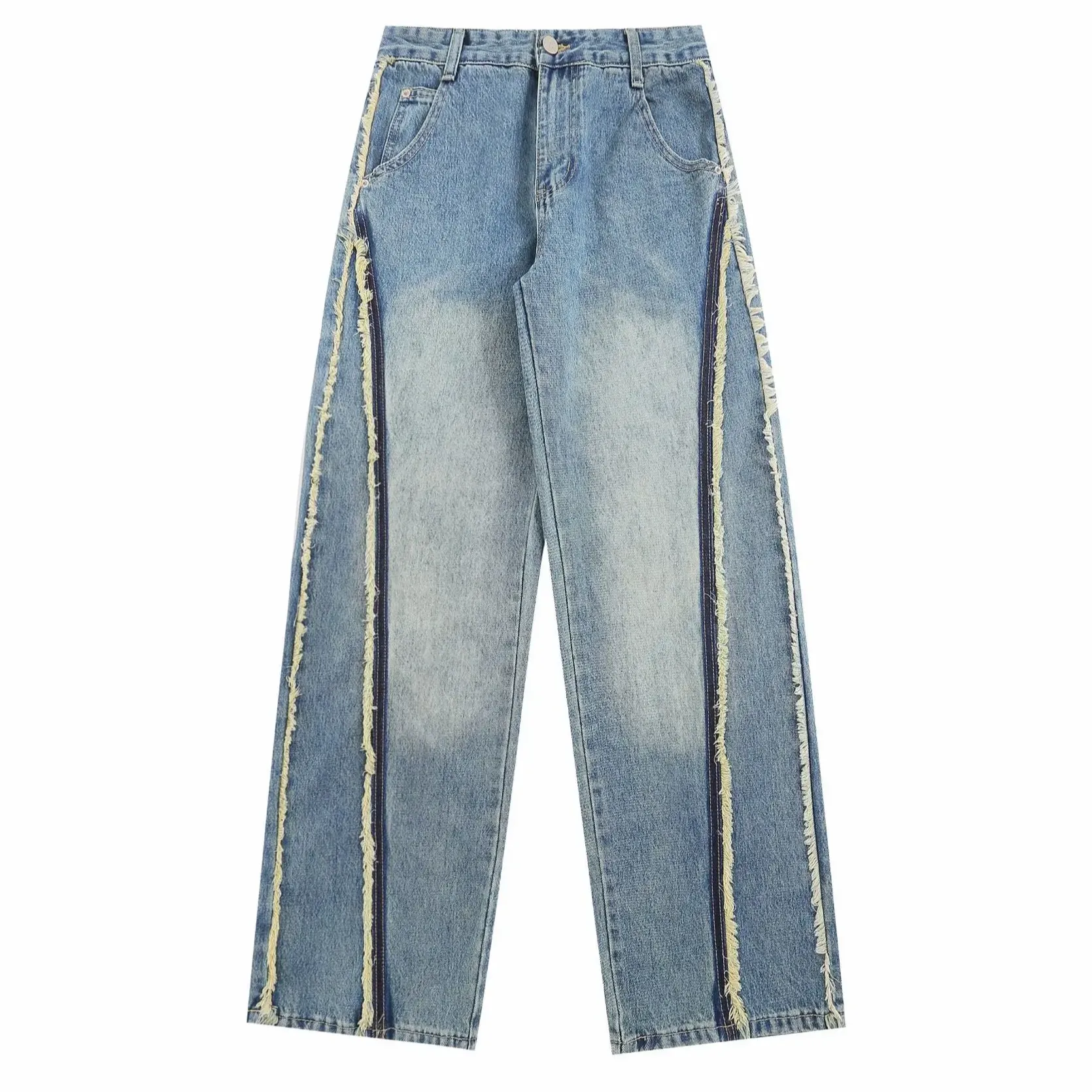 Deconstructed Denim Fusion Jeans