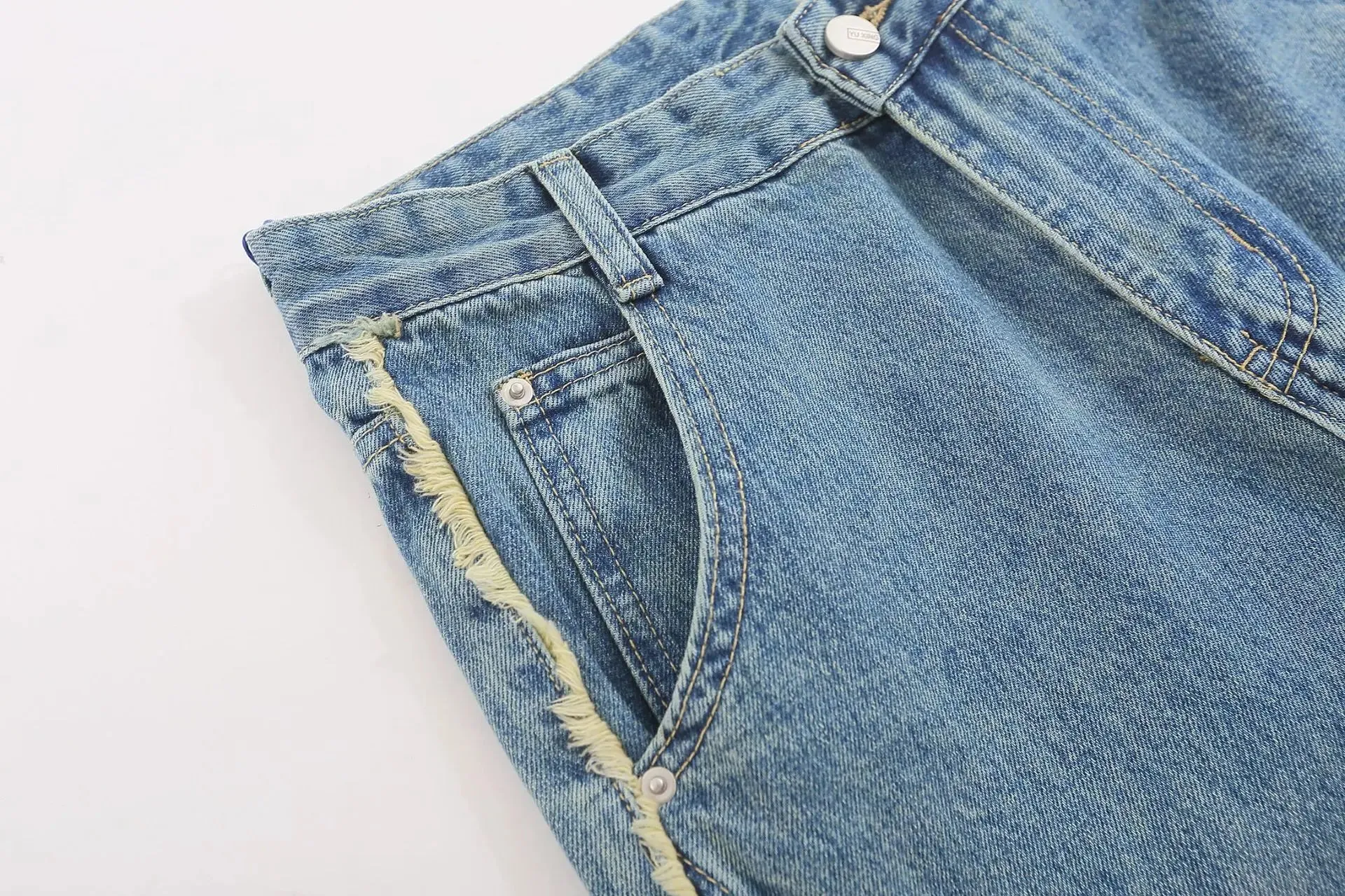 Deconstructed Denim Fusion Jeans