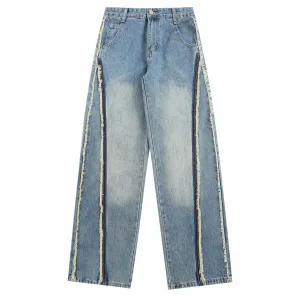 Deconstructed Denim Fusion Jeans